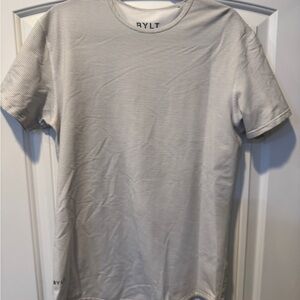Men's Gray Striped Shirt